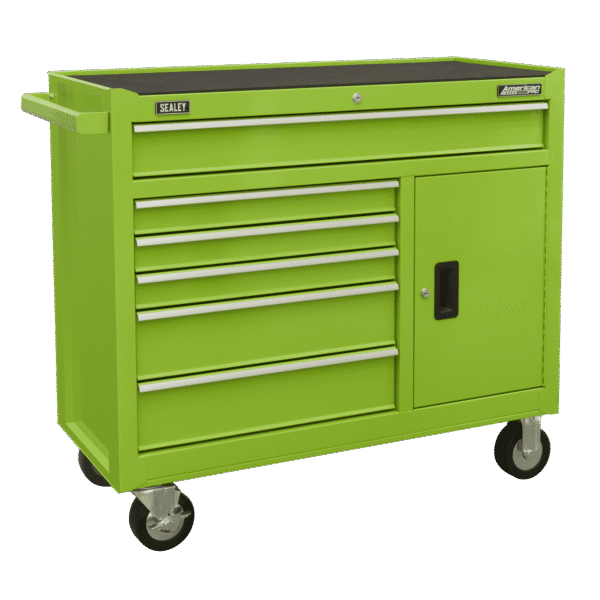 American PRO® Rollcab 6 Drawer - Green