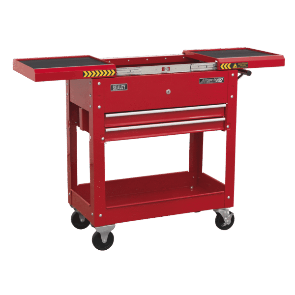 American PRO® Mobile Tool & Parts Trolley - Red