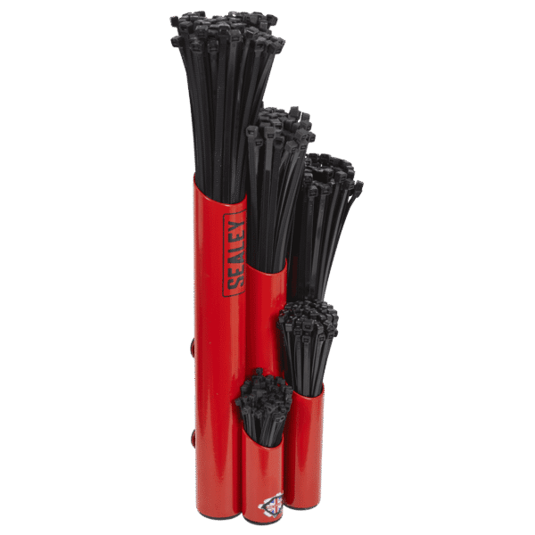 Large Magnetic Cable Tie Holder - Red