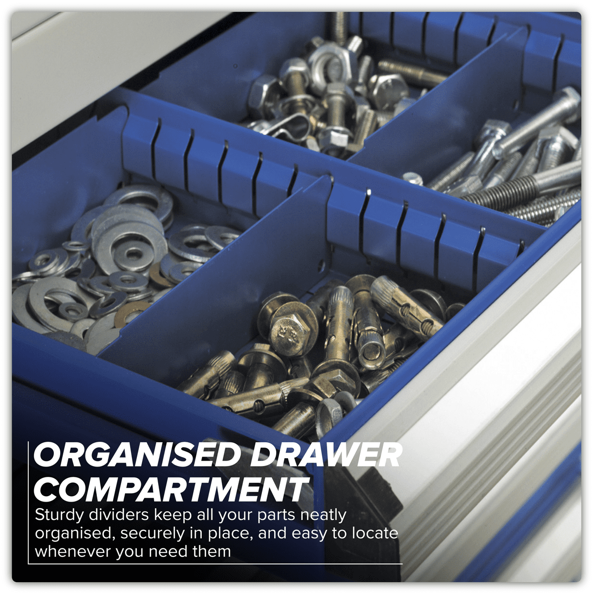 Premier Industrial™ Mobile Industrial Cabinet 5 Drawer - Image 4