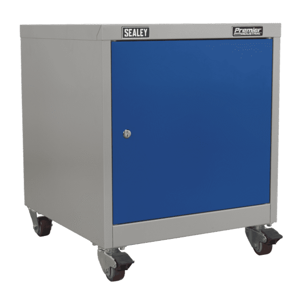 Premier Industrial™ Mobile Industrial Cabinet with 1 Shelf