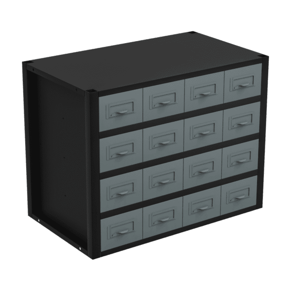 Modular Storage Mid Unit 16 Small Drawers 580mm