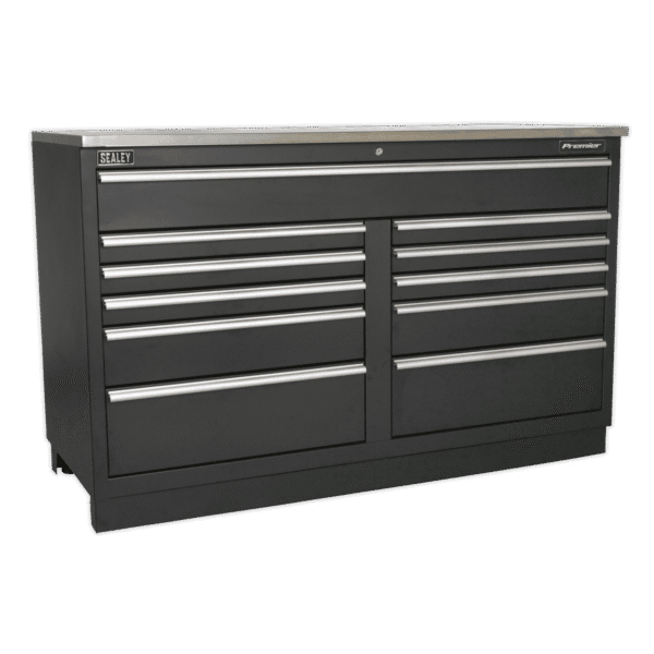 Premier™ Heavy-Duty Modular Floor Cabinet 11 Drawer 1550mm