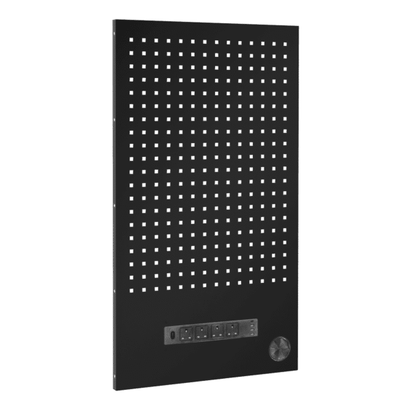 Superline PRO® Black Edition Modular Back Panel with Power Bar 600mm