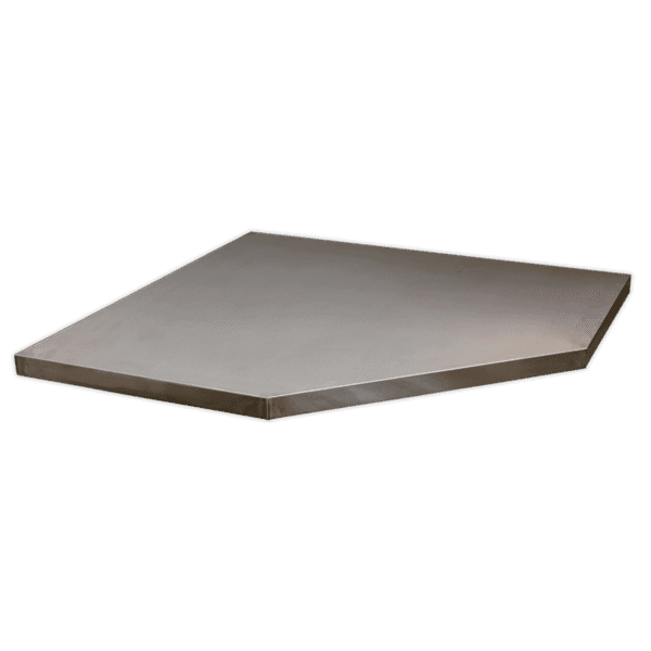 Superline PRO® Stainless Steel Worktop for Modular Corner Cabinet 865mm