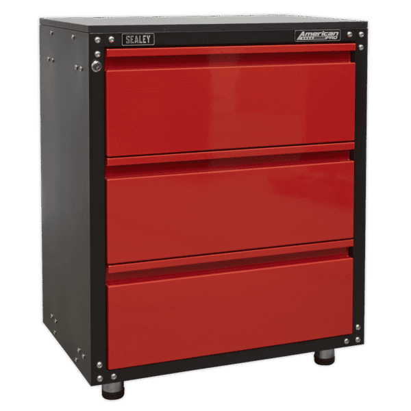 American PRO® Modular Cabinet with Worktop 3 Drawer 665mm