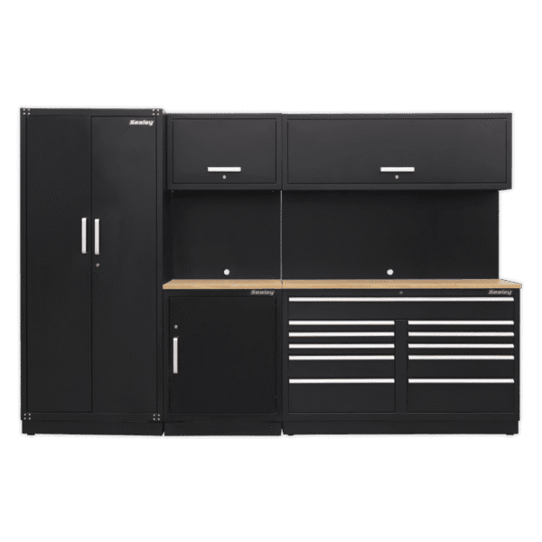 Premier™ Storage System with Hardwood Worktop 3.26m