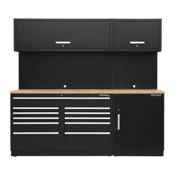 Premier™ Storage System with Hardwood Worktop 2.33m
