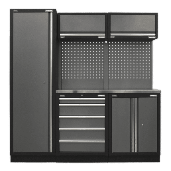 Superline PRO® Storage System with Stainless Worktop 1.96m