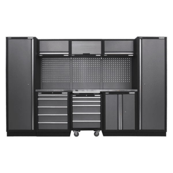 Superline PRO® Storage System with Stainless Worktop 3.24m