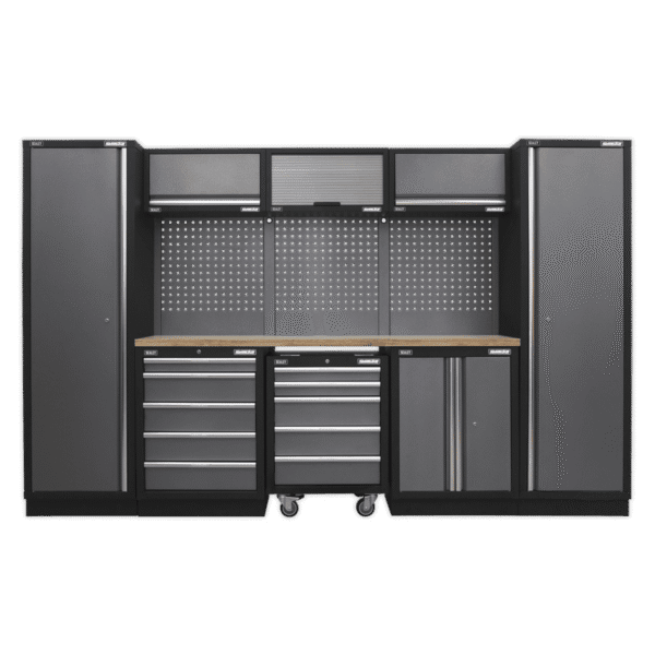 Superline PRO® Storage System with Wood Worktop 3.24m