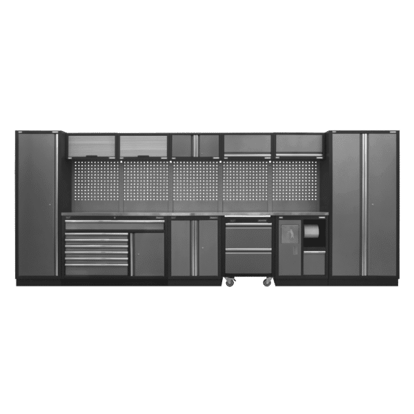Superline PRO® Storage System with Stainless Worktop 4.92m