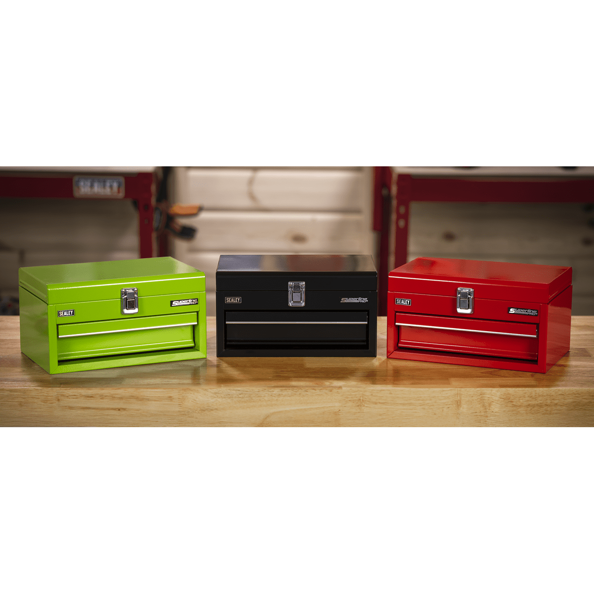 Superline Pro® Mini Toolbox 1 Drawer - Red - Image 12