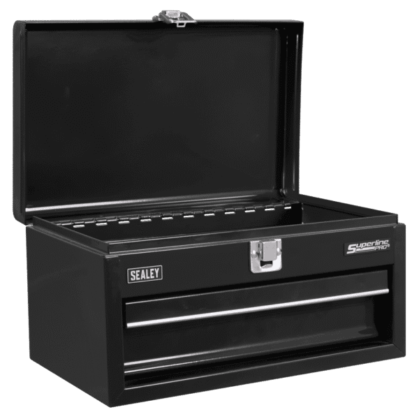 Superline Pro® Mini Toolbox with Drawer - Black