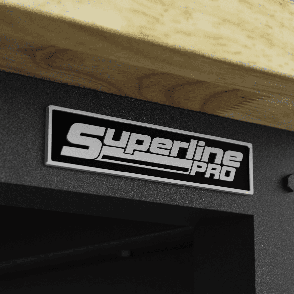 Superline PRO® Modular Workbench with Wooden Worktop 1265mm - Image 4