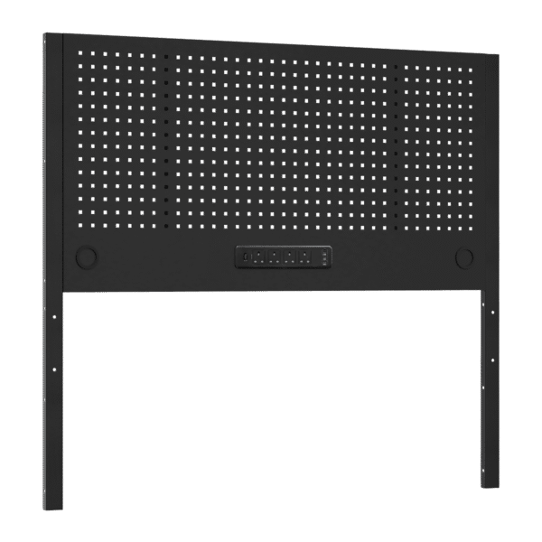 Superline PRO® Modular Pegboard Back Panel with Power Bar 1500mm