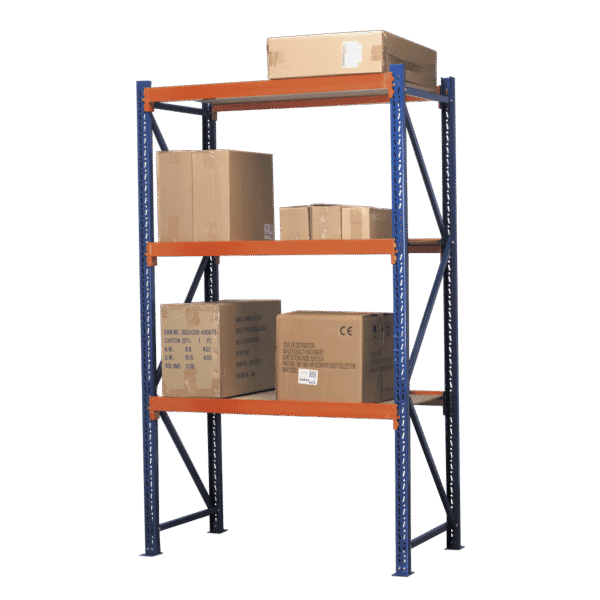 Heavy-Duty Shelving Unit with 3 Beam Set 900kg Capacity Per Level