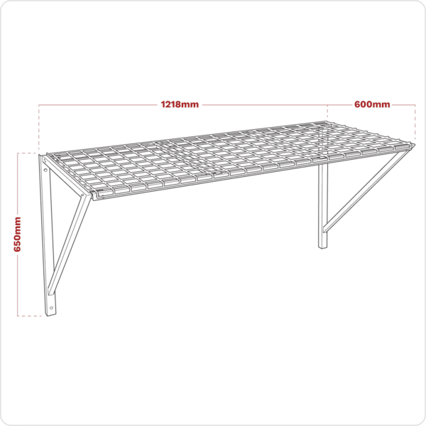 Heavy-Duty Wall Mounting Storage Rack