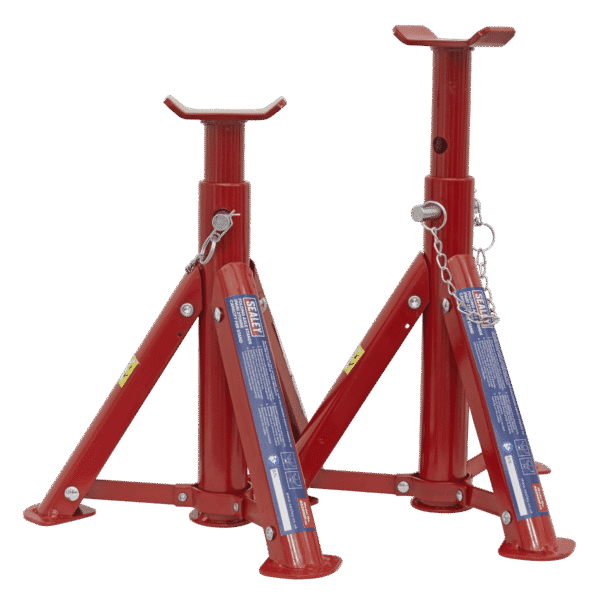 Folding Type Axle Stands (Pair) 2 Tonne Capacity per Stand