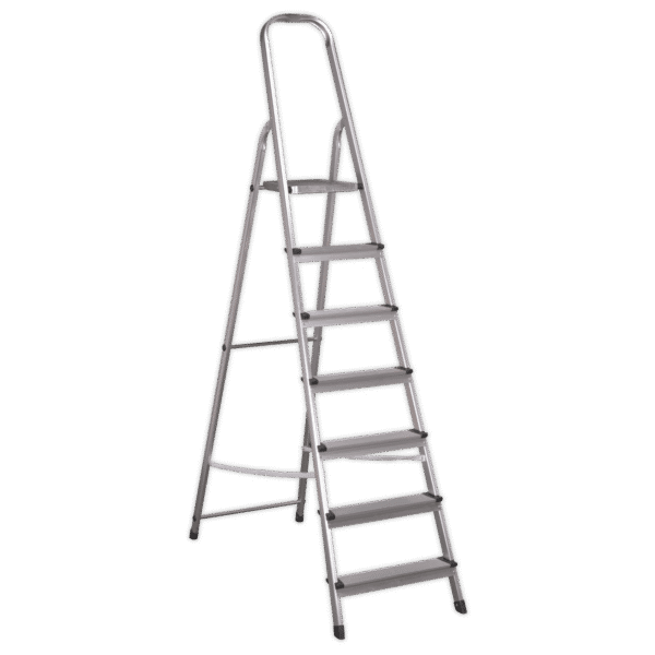 Step Ladder 7-Tread Aluminium - EN 131