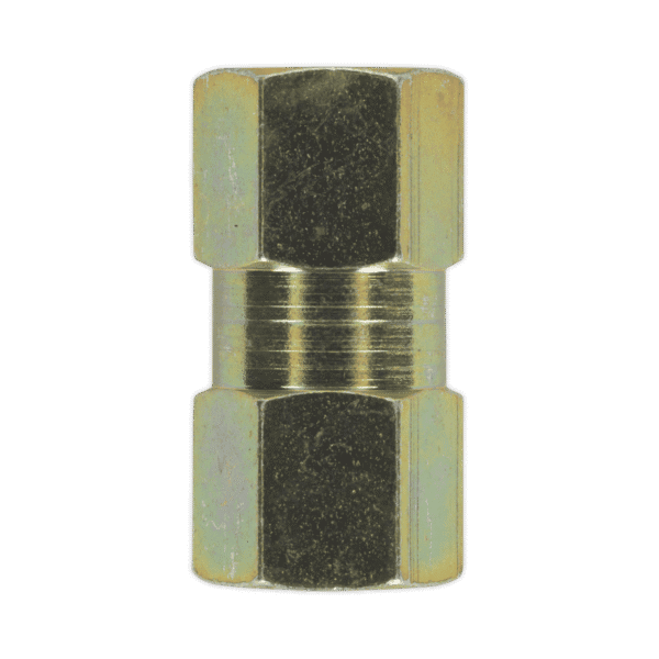 Female to Female Brake Tube Connector M10 x 1mm - Pack of 10