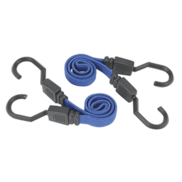 Flat Bungee Cord Set 460mm 2pc