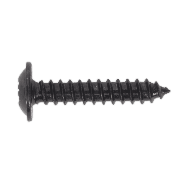Self-Tapping Pozi Flanged Head Screw 3.5 x 19mm, Black - Pack of 100