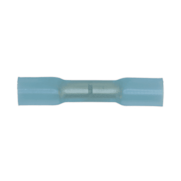 Heat Shrink Butt Connector Terminal 5.8mm, Blue - Pack of 100