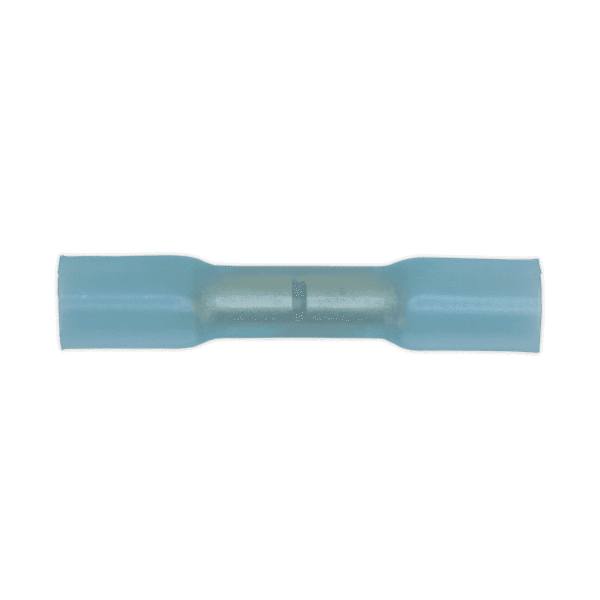 Heat Shrink Butt Connector Terminal 5.8mm, Blue - Pack of 50