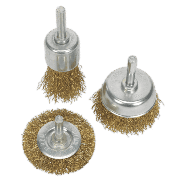 Crimped Wire Brush Set 3pc