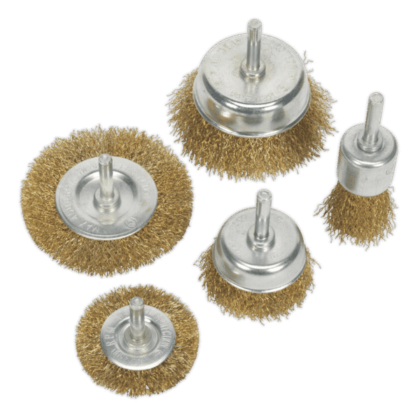 Crimped Wire Brush Set 5pc
