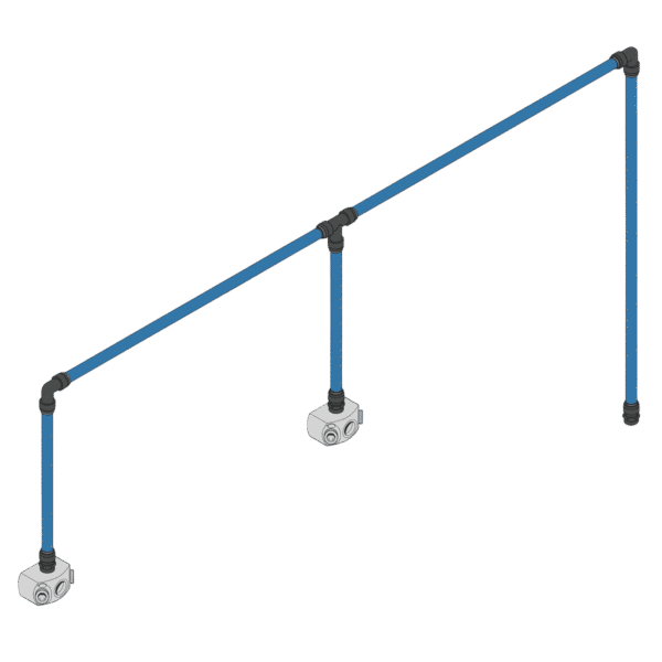 John Guest® 12m 2-Drop Air Supply System Kit 15mm