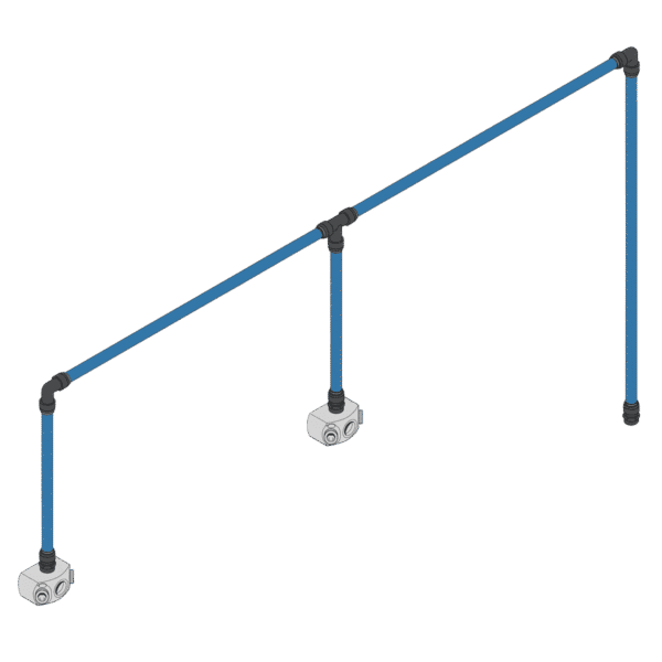 John Guest® 12m 2-Drop Air Supply System Kit