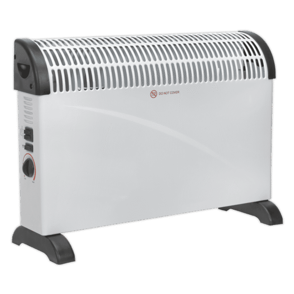 Convector Heater with 3 Heat Settings Thermostat & Turbo Fan 2000W