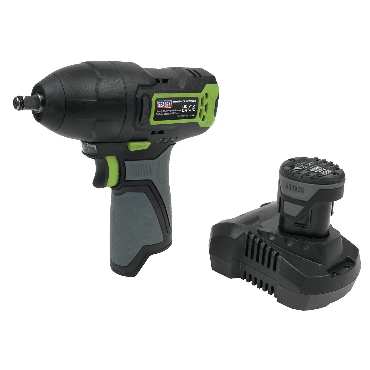 SV10.8 Series 3/8"Sq Drive Cordless Impact Wrench Kit 10.8V 2Ah