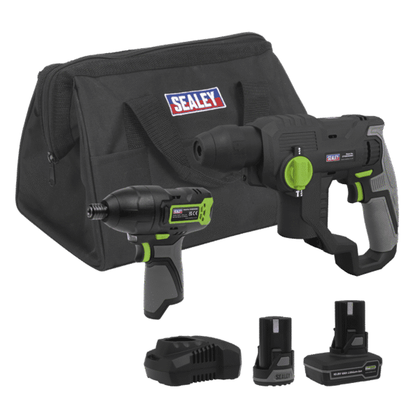 2 x SV10.8 Series Cordless Power Tool Kit 10.8V - 2 Batteries