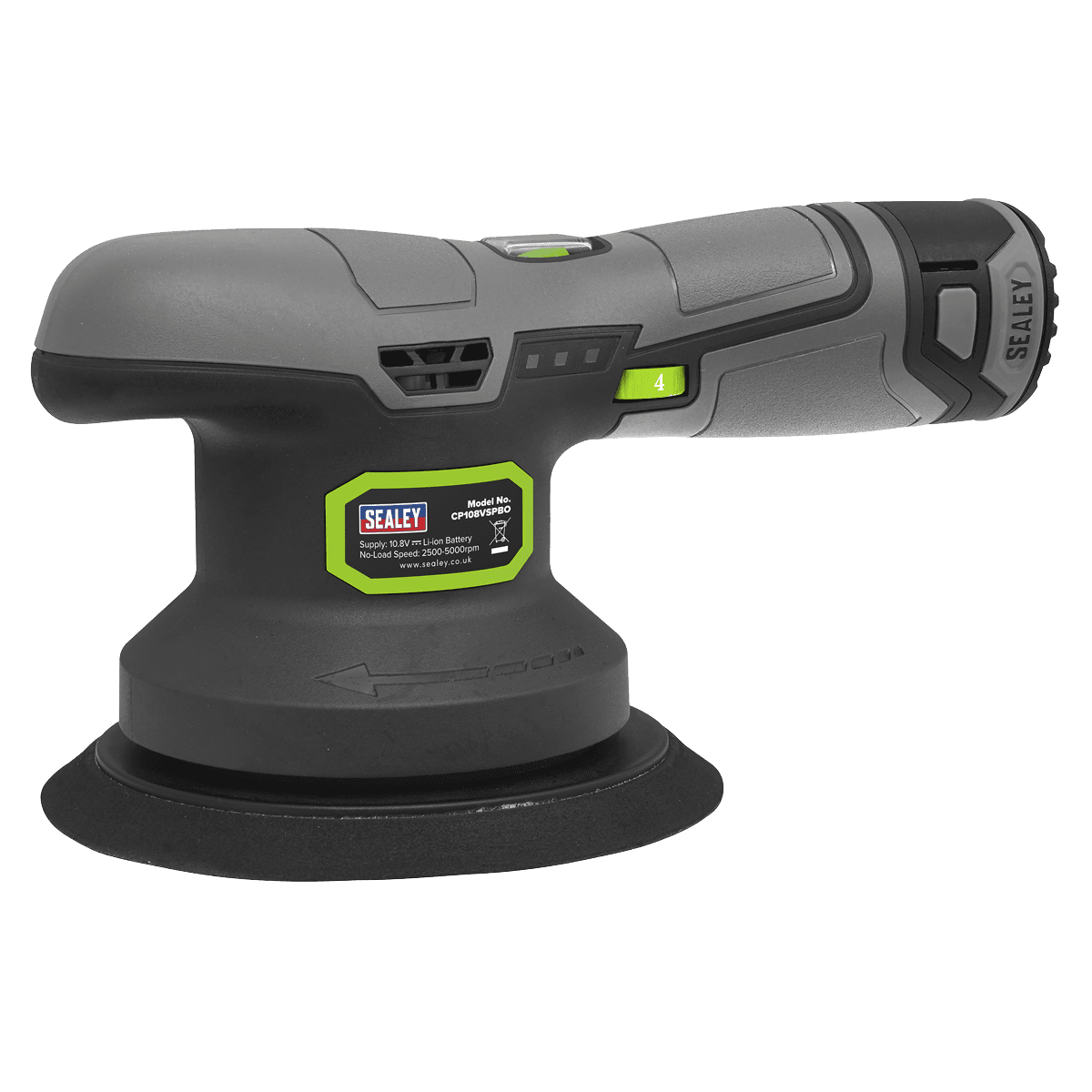 SV10.8 Series 150mm Cordless Dual Action Sander/Polisher 10.8V - Body Only - Image 3