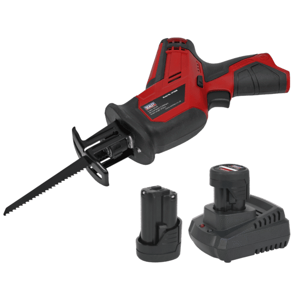 SV12 Series Cordless Reciprocating Saw Kit 12V 2Ah - 2 Batteries