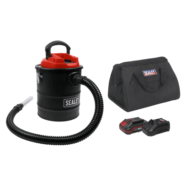 SV20 Series 15L Cordless Handheld Ash Vacuum Cleaner Kit 20V 2Ah SV20