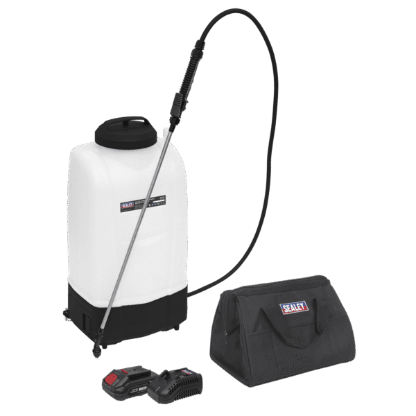 SV20 Series 15L Cordless Garden Backpack Sprayer 20V 2Ah