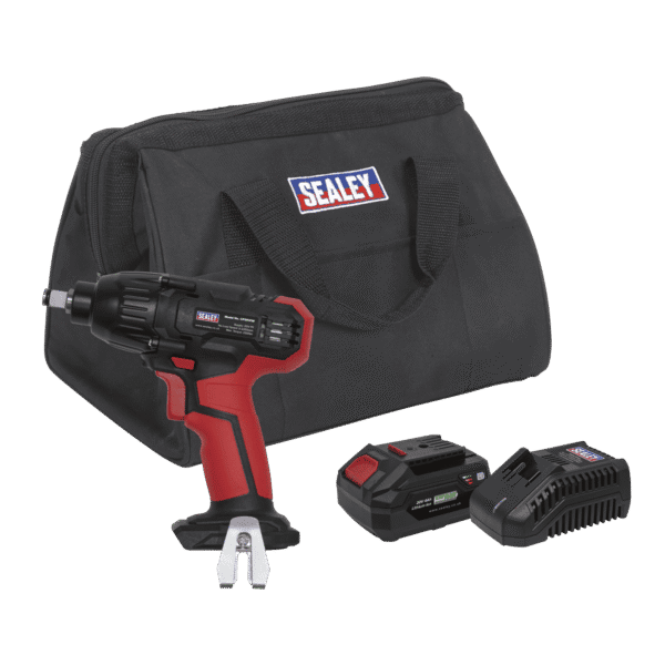 SV20 Series 1/2"Sq Drive Cordless Impact Wrench Kit 20V 4Ah - 1 Battery