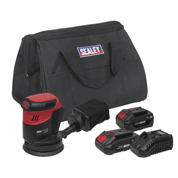 SV20 Series 125mm Cordless Orbital Palm Sander Kit 20V - 2 Batteries