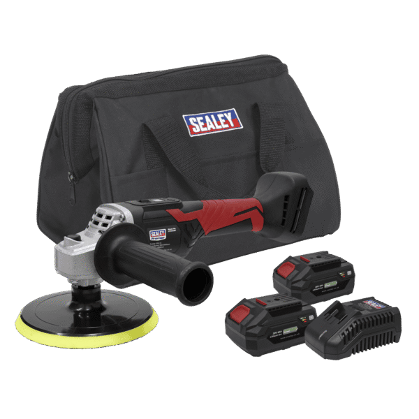 Premier SV20 Series 150mm Cordless Rotary Polisher 20V 4Ah - 2 Batteries