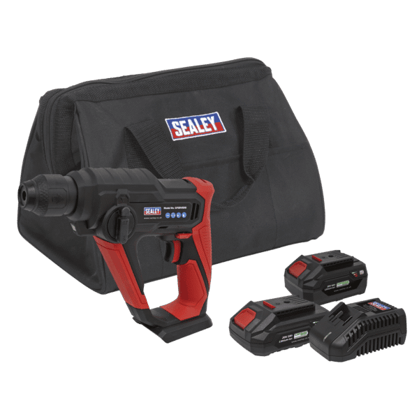 SV20 Series SDS Plus Cordless Rotary Hammer Drill Kit 20V - 2 Batteries
