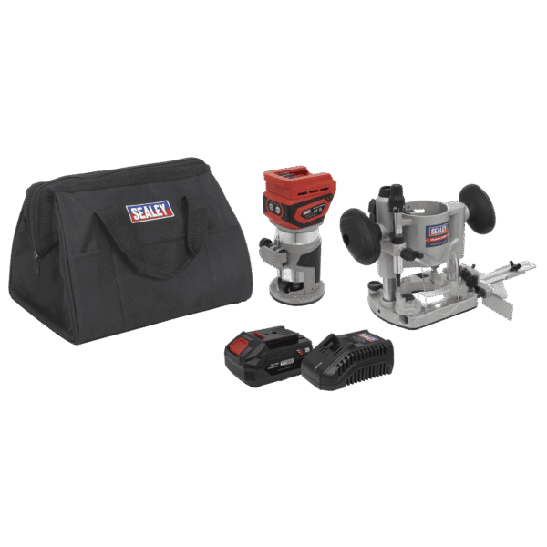 SV20 Series Cordless Trimming Router Kit 20V 4Ah
