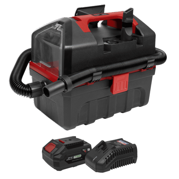 SV20 Series 10L Cordless Wet & Dry Vacuum Kit 20V 4Ah