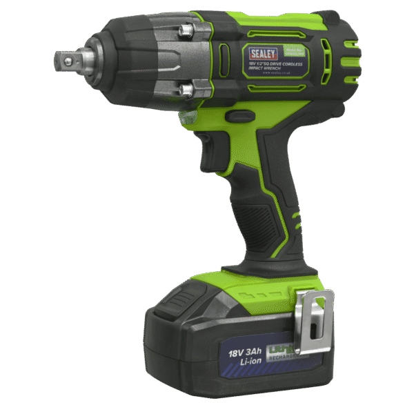 1/2"Sq Drive Hi-Vis Cordless Impact Wrench 18V 3Ah
