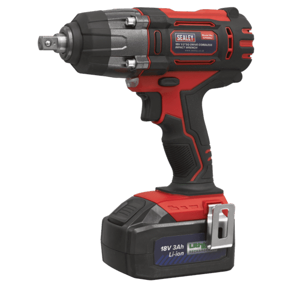 1/2"Sq Drive Cordless Impact Wrench 18V 3Ah