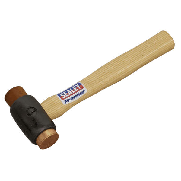 Premier Copper/Rawhide Faced Hammer with Hickory Shaft 1.5lb
