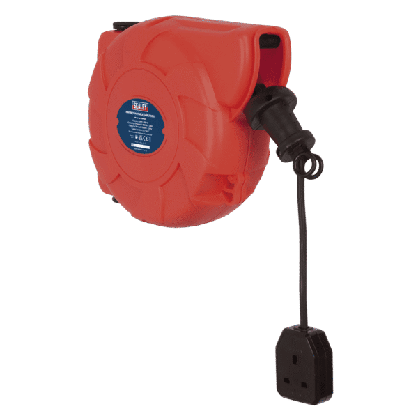 10m Retractable Cable Reel System 1 x 230V